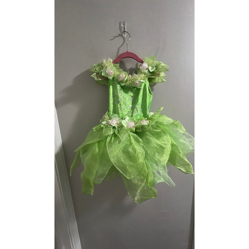 Vintage tinker bell green costume size 5/6